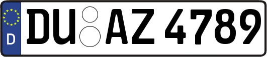 DU-AZ4789