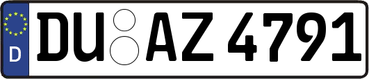 DU-AZ4791