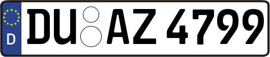 DU-AZ4799