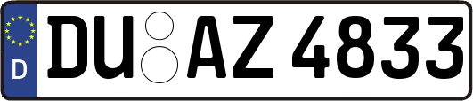 DU-AZ4833