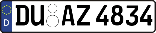 DU-AZ4834