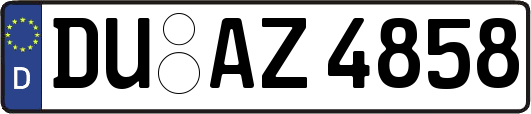 DU-AZ4858