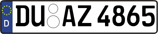 DU-AZ4865