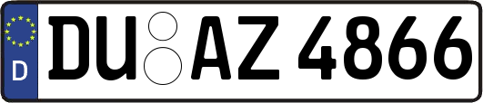 DU-AZ4866