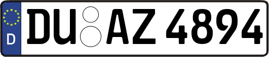 DU-AZ4894