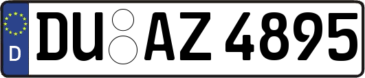 DU-AZ4895