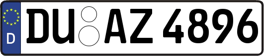 DU-AZ4896