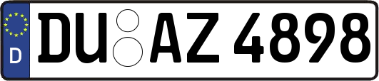 DU-AZ4898