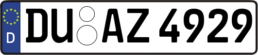 DU-AZ4929