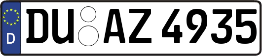 DU-AZ4935