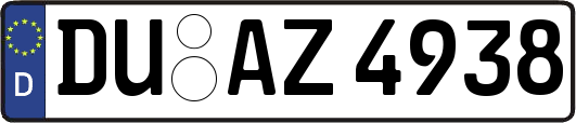 DU-AZ4938
