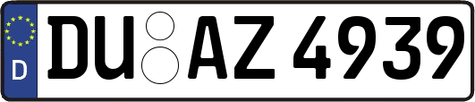 DU-AZ4939