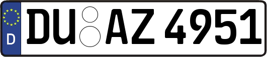 DU-AZ4951
