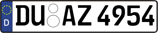 DU-AZ4954