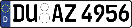 DU-AZ4956