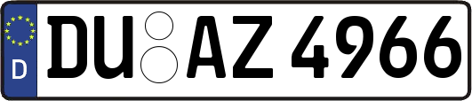 DU-AZ4966