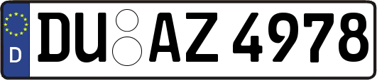 DU-AZ4978