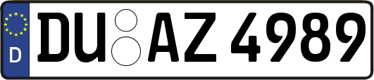 DU-AZ4989