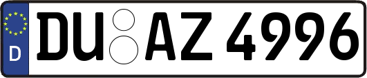 DU-AZ4996