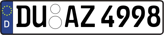 DU-AZ4998