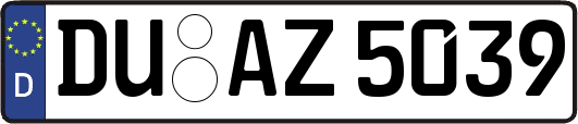DU-AZ5039