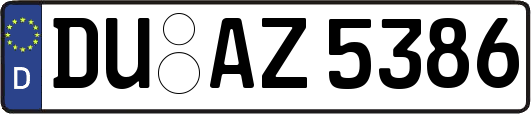 DU-AZ5386