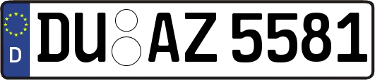 DU-AZ5581