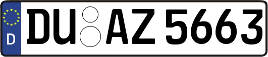 DU-AZ5663