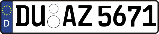 DU-AZ5671