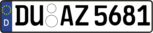 DU-AZ5681