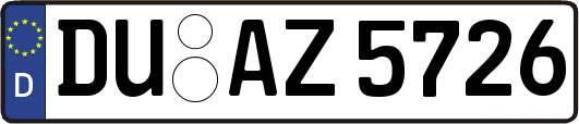 DU-AZ5726