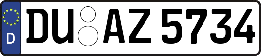 DU-AZ5734