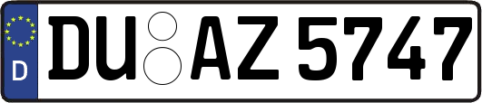 DU-AZ5747
