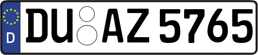 DU-AZ5765