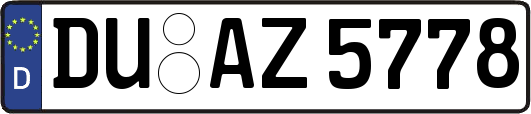 DU-AZ5778