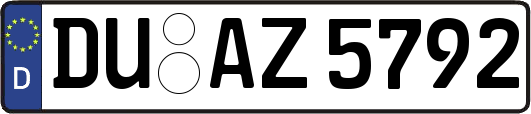 DU-AZ5792