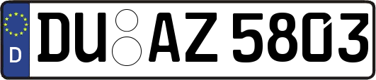 DU-AZ5803