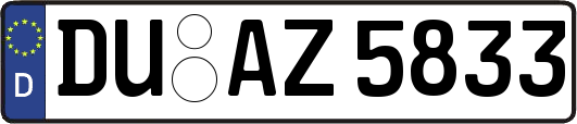 DU-AZ5833