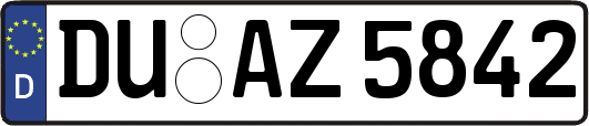 DU-AZ5842