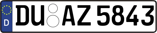 DU-AZ5843