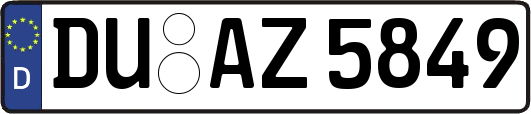 DU-AZ5849