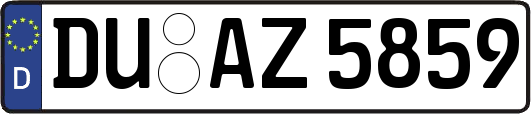DU-AZ5859