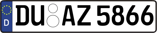 DU-AZ5866