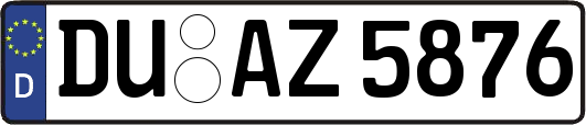 DU-AZ5876