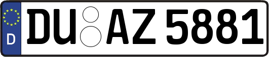 DU-AZ5881