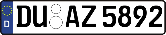 DU-AZ5892