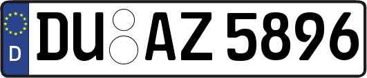 DU-AZ5896