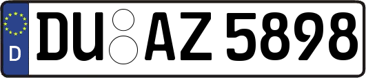 DU-AZ5898