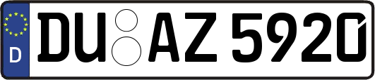 DU-AZ5920