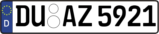 DU-AZ5921